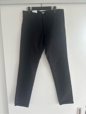 NWT Men’s Carhartt WIP Black Slim Straight Sid Pants